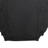 HANES Mens Sweatshirt Black XL