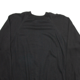 HANES Mens Sweatshirt Black XL