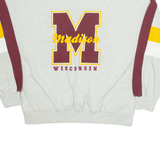 Madison Wisconsin Mens Sweatshirt Grey USA L