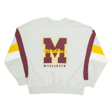 Madison Wisconsin Mens Sweatshirt Grey USA L