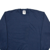 JERZEES Mens Sweatshirt Blue M