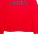 NAUTICA Womens Sweatshirt Red L