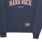 HARD ROCK CAFE Chicago Mens Sweatshirt Blue S