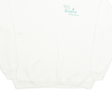 LEE Western Wayne Hospice Foundation Mens Sweatshirt White L