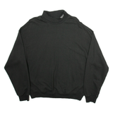 REEBOK Mens Sweatshirt Black Roll Neck M