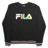 FILA Mens Sweatshirt Black S