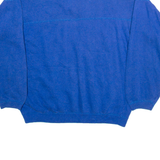 DISNEY Mickey Mouse Womens Sweatshirt Blue Button Neck M