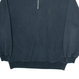 NAUTICA Mens Sweatshirt Blue 1/4 Zip M
