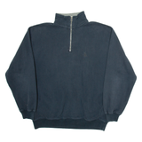 NAUTICA Mens Sweatshirt Blue 1/4 Zip M