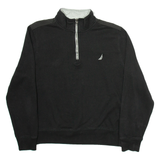 NAUTICA Mens Sweatshirt Black M