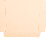 CLAUS PETITES Womens Sweatshirt Pink Button Neck S