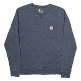 CARHARTT Mens Sweatshirt Blue S