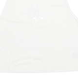 CALVIN KLEIN JEANS Womens T-Shirt White Sleeveless M