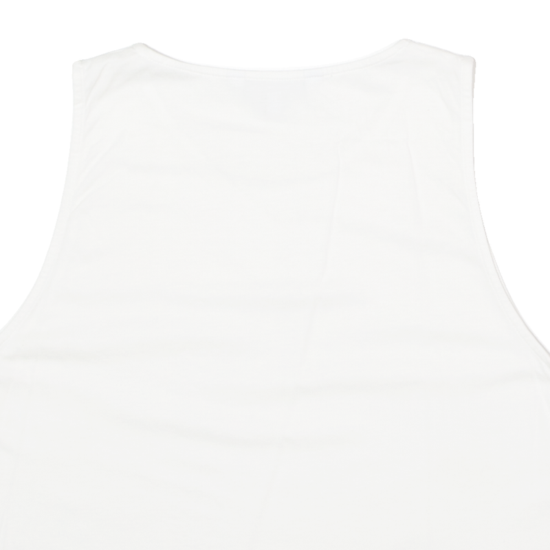 CALVIN KLEIN JEANS Womens T-Shirt White Sleeveless M
