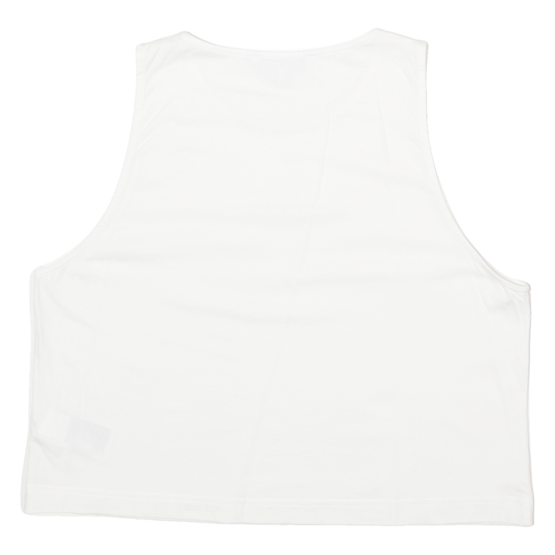 CALVIN KLEIN JEANS Womens T-Shirt White Sleeveless M