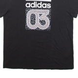 ADIDAS Mens T-Shirt Black M