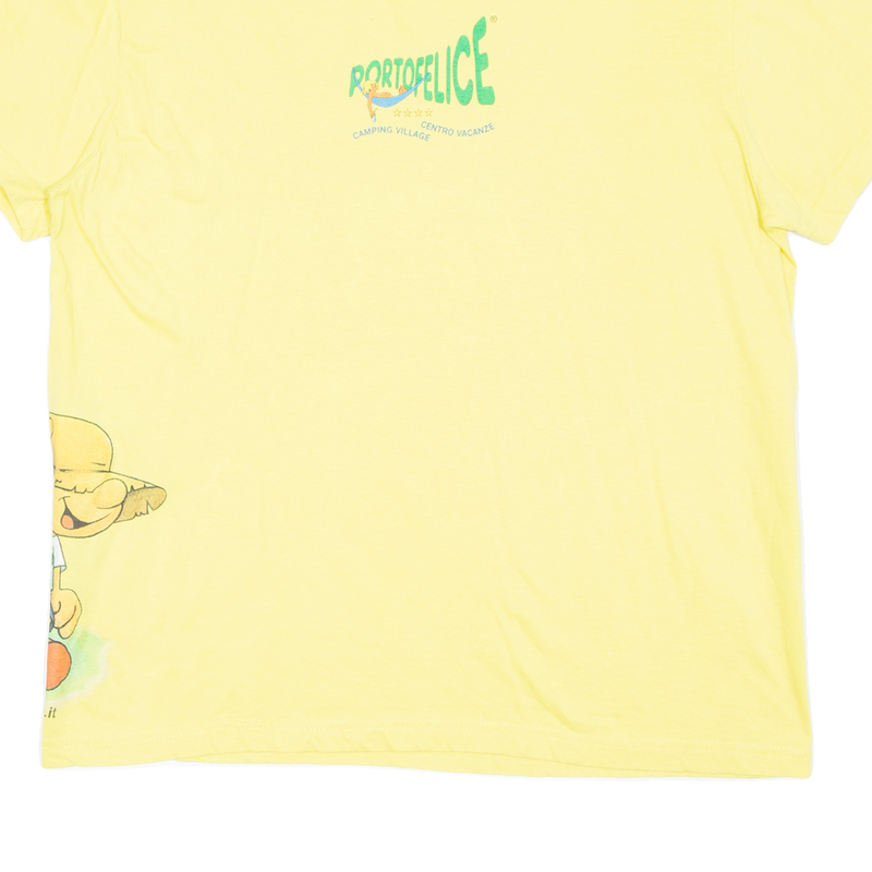 STEDMAN Portofelice Camping Village Mens T-Shirt Yellow XL