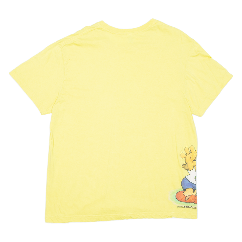 STEDMAN Portofelice Camping Village Mens T-Shirt Yellow XL