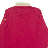 LA MARTINA Mens Polo Shirt Red Long Sleeve M