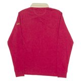 LA MARTINA Mens Polo Shirt Red Long Sleeve M