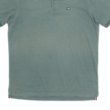 ARROW SPORT Mens Polo Shirt Green Striped S