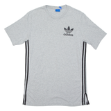 ADIDAS Womens T-Shirt Grey S