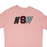 NIKE Womens T-Shirt Pink 2XL