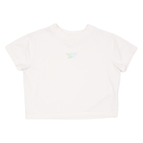 REEBOK Cropped Womens T-Shirt Pink L