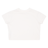 REEBOK Cropped Womens T-Shirt Pink L