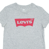 LEVI'S Womens T-Shirt Grey XS