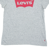 LEVI'S Womens T-Shirt Grey XS