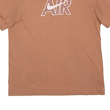 NIKE Loose Fit Womens T-Shirt Brown S