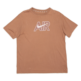 NIKE Loose Fit Womens T-Shirt Brown S