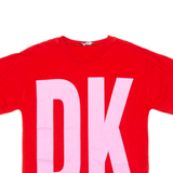 DKNY Womens T-Shirt Red S