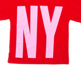 DKNY Womens T-Shirt Red S