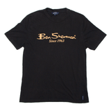 BEN SHERMAN Womens T-Shirt Black S