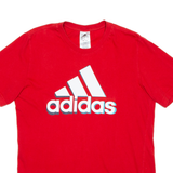 ADIDAS Mens T-Shirt Red S