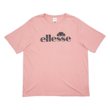 ELLESSE Oversized Womens T-Shirt Pink S