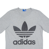 ADIDAS Womens T-Shirt Grey M
