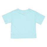 CHAMPION Cropped Womens T-Shirt Blue S