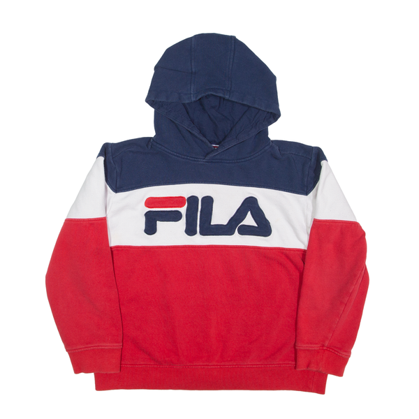 FILA Hoodie Red Pullover Boys L