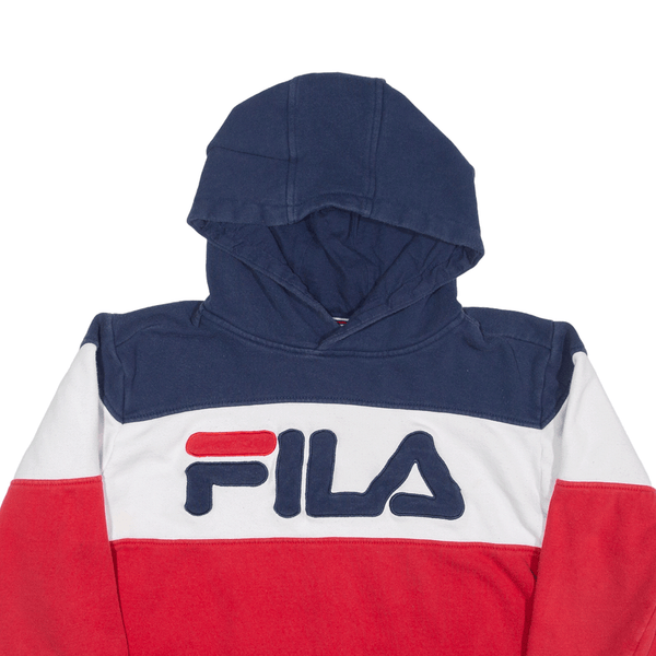 FILA Hoodie Red Pullover Boys L