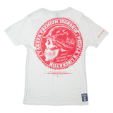 YAKUZA X IRON SKIN Womens T-Shirt White L