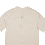 REEBOK Mens T-Shirt Beige S