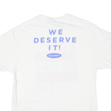 PORT AND COMPANY Bod-Equal-Ity Mens T-Shirt White L