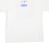 PORT AND COMPANY Bod-Equal-Ity Mens T-Shirt White L