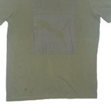 PUMA Mens T-Shirt Green M