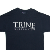 CHAMPION Trine University Mens T-Shirt Blue L