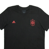 ADIDAS The Red Fury Mens Football Shirt T-Shirt Black M