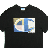CHAMPION Mens T-Shirt Black M
